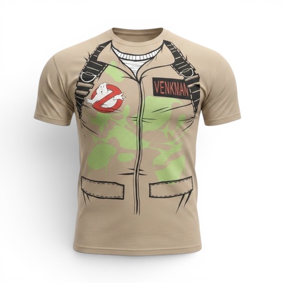 Other - Ghostbusters Venkman Costume Tee Glow Dark Slime‎ Graphic Shirt Mens XL Cotton